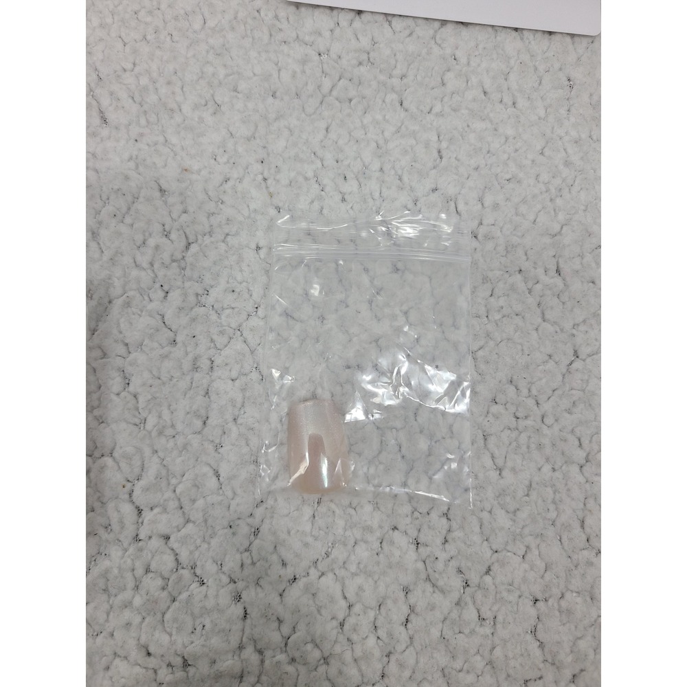 Nail Reformation Press On Nails Nude Shimmer Coffin Shape Partial Set - Picture 4 of 5